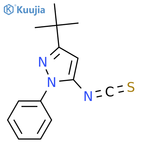 3-tert-Butyl-5-isothiocyanato-1-phenyl-1H-pyrazole structure