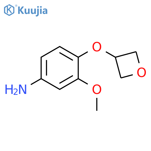 3-Methoxy-4-(oxetan-3-yloxy)aniline structure