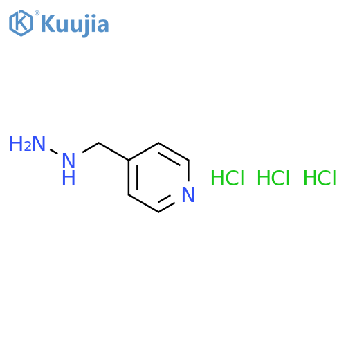 4-(Hydrazinylmethyl)pyridine trihydrochloride structure
