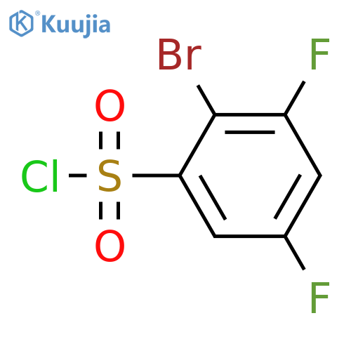2-Bromo-3,5-difluorobenzenesulfonyl chloride structure