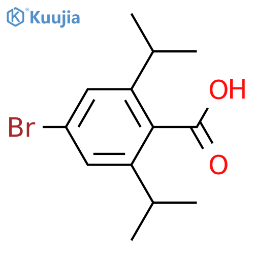 4-Bromo-2,6-diisopropylbenzoic acid structure