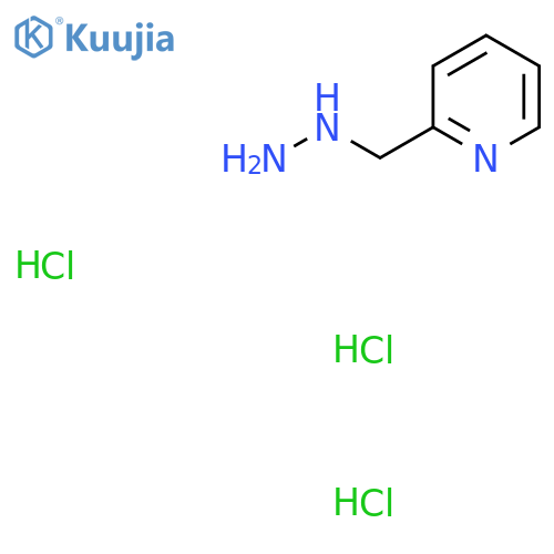 1-(Pyridin-2-ylmethyl)hydrazine trihydrochloride structure