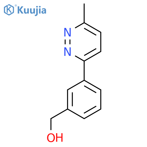 (3-(6-Methylpyridazin-3-yl)phenyl)methanol structure