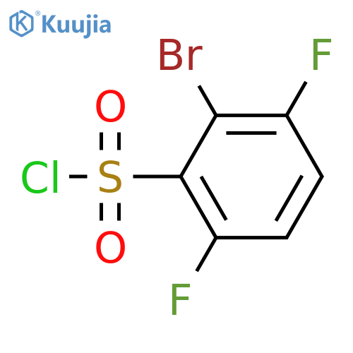 2-Bromo-3,6-difluorobenzenesulfonyl chloride structure