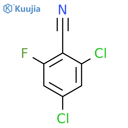 2,4-Dichloro-6-fluorobenzonitrile structure
