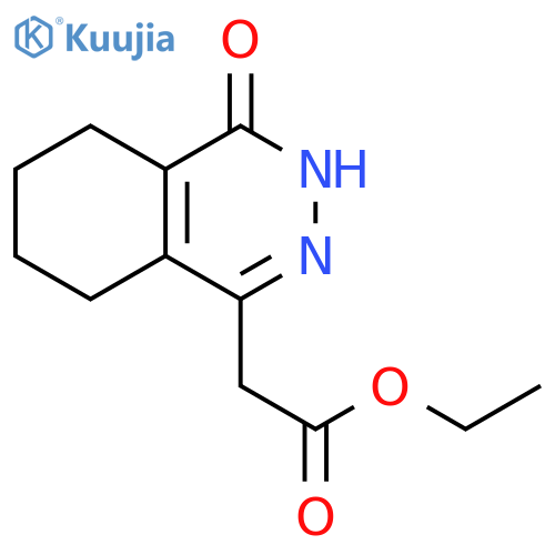 3,4,5,6,7,8-hexahydro-4-oxo-1-Phthalazineacetic acid ethyl ester structure
