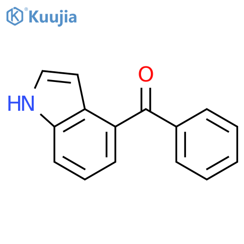 4-benzoyl-1H-indole structure
