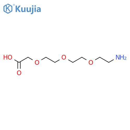Acetic acid, [2-[2-(2-aminoethoxy)ethoxy]ethoxy]- structure