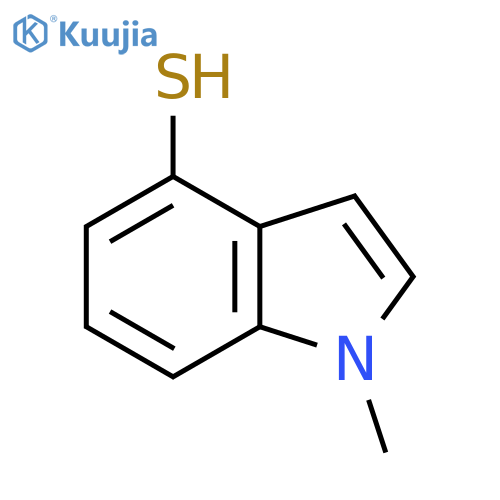 1-methyl-1H-indole-4-thiol structure