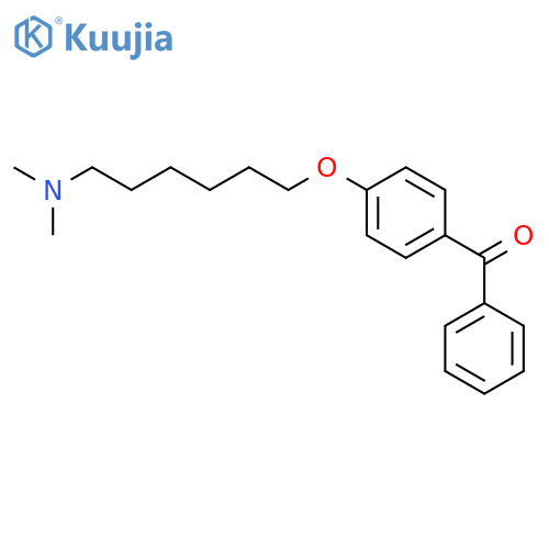 METHANONE, [4-[[6-(DIMETHYLAMINO)HEXYL]OXY]PHENYL]PHENYL- structure