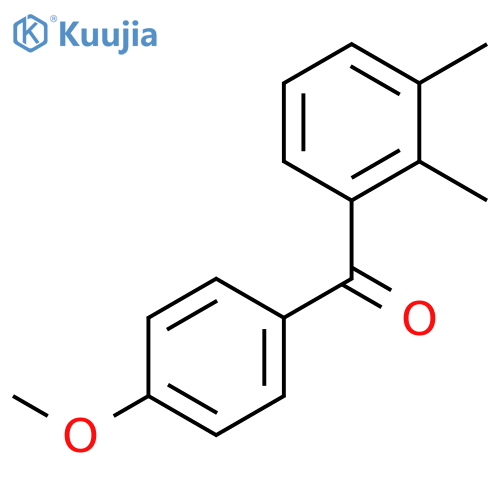 (2,3-dimethylphenyl)(4-methoxyphenyl)methanone structure