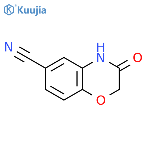 3-Oxo-3,4-dihydro-2H-benzo[b][1,4]oxazine-6-carbonitrile structure