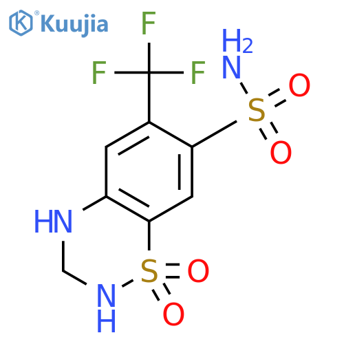 Hydroflumethiazide structure