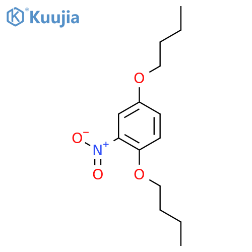 1,4-Dibutoxy-2-nitrobenzene structure