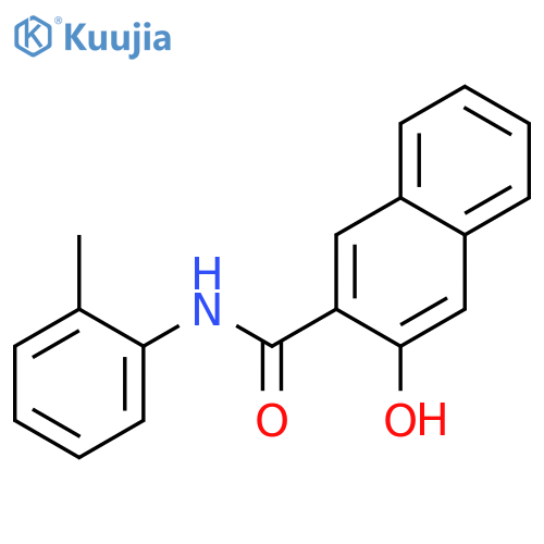 3-Hydroxy-2'-methyl-2-naphthanilide structure