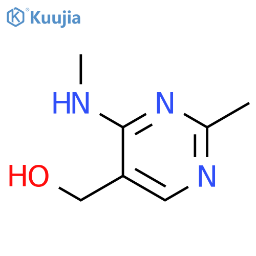 5-Pyrimidinemethanol,2-methyl-4-(methylamino)- structure