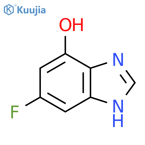 5-Fluoro-7-hydroxy-1H-benzimidazole structure