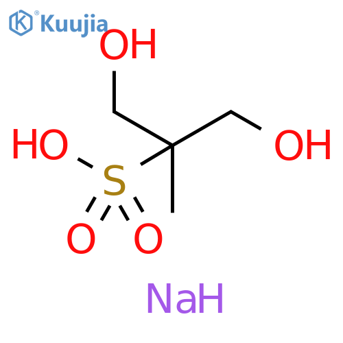 2-Propanesulfonic acid, 1,3-dihydroxy-2-methyl-, sodium salt (1:1) structure