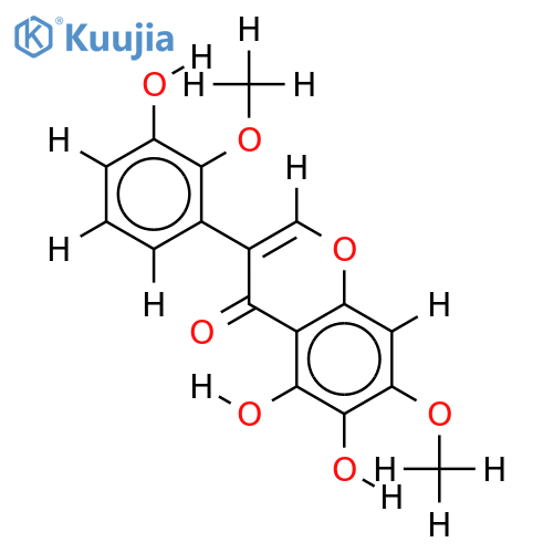 2',7-Di-Me ether-2',3',5,6,7-Pentahydroxyisoflavone structure