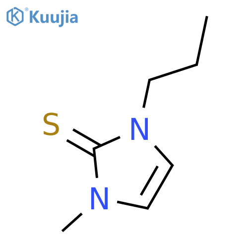 2H-Imidazole-2-thione,1,3-dihydro-1-methyl-3-propyl- structure