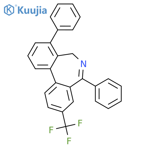 5H-Dibenz[c,e]azepine, 4,7-diphenyl-9-(trifluoromethyl)- structure