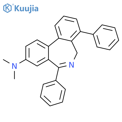 5H-Dibenz[c,e]azepin-9-amine, N,N-dimethyl-4,7-diphenyl- structure