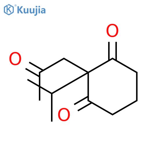 1,3-Cyclohexanedione, 2-(1-methylethyl)-2-(2-oxopropyl)- structure