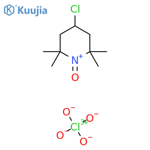 Piperidinium, 4-chloro-2,2,6,6-tetramethyl-1-oxo-, perchlorate structure