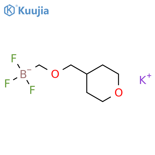 Potassium 4-(tetrahydropyranylmethoxy)methyltrifluoroborate structure