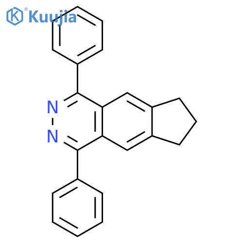 6H-Cyclopenta[g]phthalazine, 7,8-dihydro-1,4-diphenyl- structure
