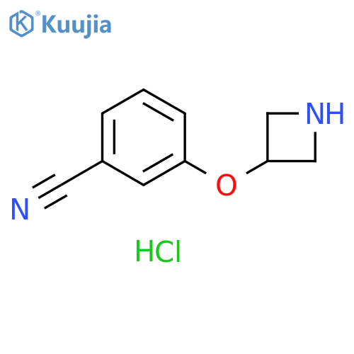 3-(azetidin-3-yloxy)benzonitrile hydrochloride structure