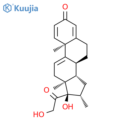 Pregna-1,4,9(11)-triene-3,20-dione,17,21-dihydroxy-16-methyl-, (16b)- structure