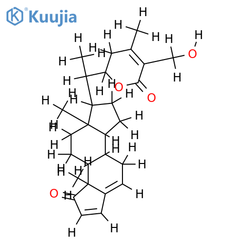 nor-27-hydroxy-1-oxowitha-2,5,24-trienolide structure