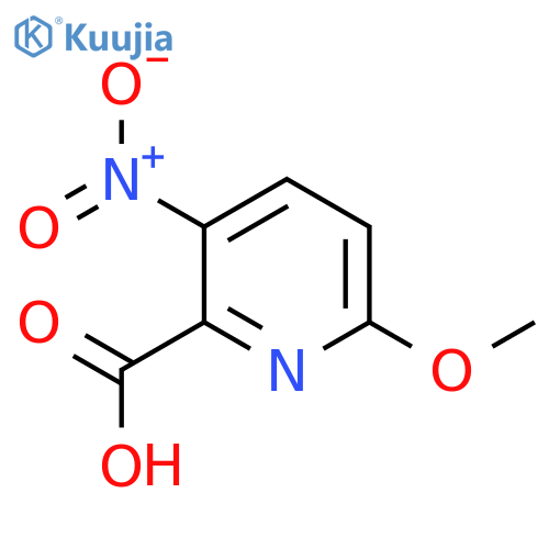 6-Methoxy-3-nitro-pyridine-2-carboxylic acid structure