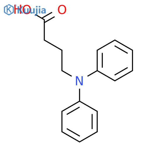 4-(Diphenylamino)butanoic acid structure