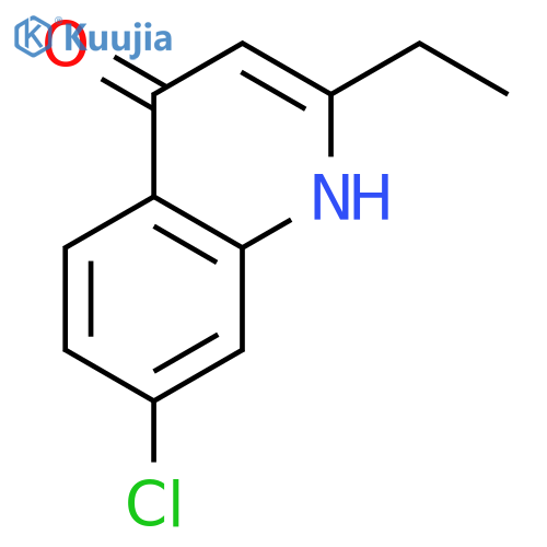 4(1H)-Quinolinone, 7-chloro-2-ethyl- structure