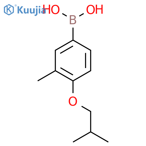 4-Isobutoxy-3-methylphenylboronic Acid structure