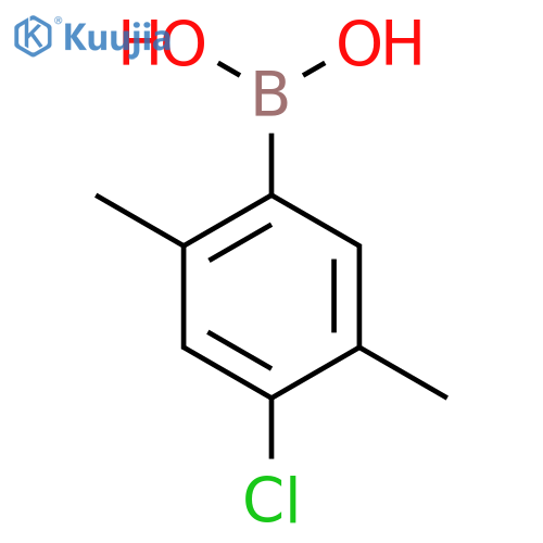 (4-Chloro-2,5-dimethylphenyl)boronic acid structure