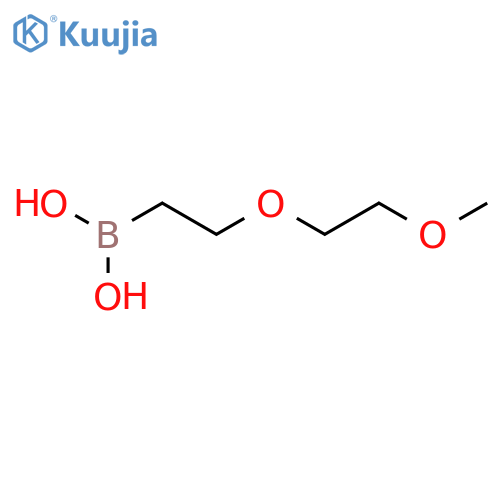 2-(2-methoxyethoxy)ethylboronic acid structure