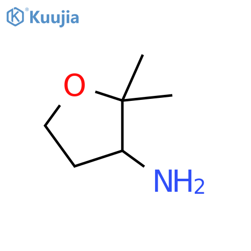 2,2-dimethyloxolan-3-amine structure