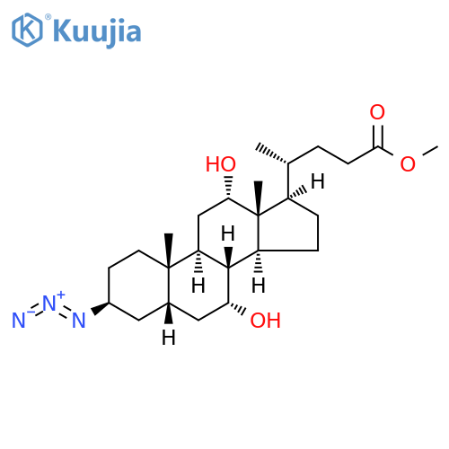 Methyl 3b-azido-3,7-dideoxycholate structure