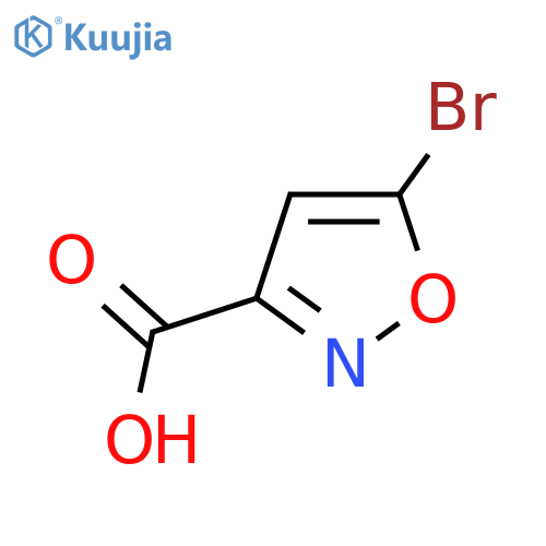 5-Bromoisoxazole-3-carboxylic acid structure