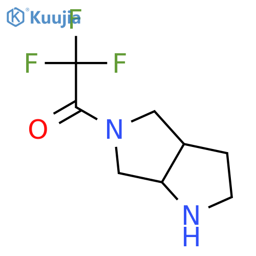 2,2,2-Trifluoro-1-((3aS,6aS)-hexahydropyrrolo[3,4-b]pyrrol-5(1H)-yl)ethanone structure