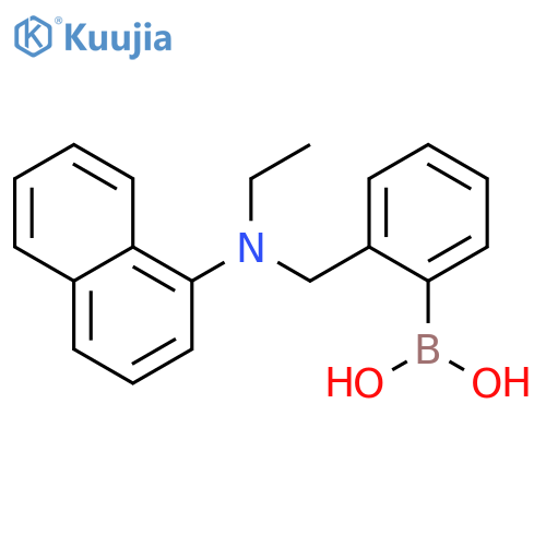 Boronic acid, B-[2-[(ethyl-1-naphthalenylamino)methyl]phenyl]- structure