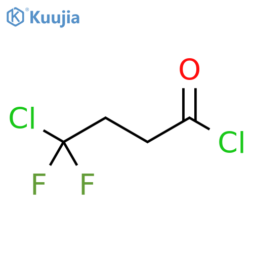 Butanoyl chloride, 4-chloro-4,4-difluoro- structure