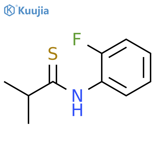 Propanethioamide, N-(2-fluorophenyl)-2-methyl- structure