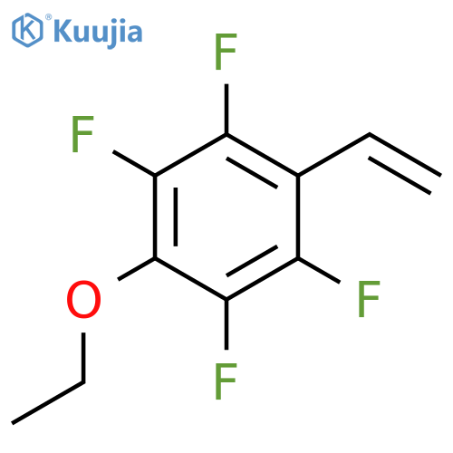 4-Ethoxy-2,3,5,6-tetrafluorostyrene structure