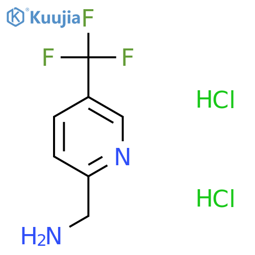 (5-(Trifluoromethyl)pyridin-2-yl)methanamine dihydrochloride structure
