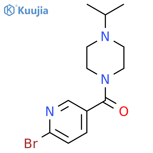 1-(6-Bromopyridine-3-carbonyl)-4-(propan-2-yl)piperazine structure