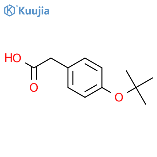 2-4-(tert-butoxy)phenylacetic acid structure